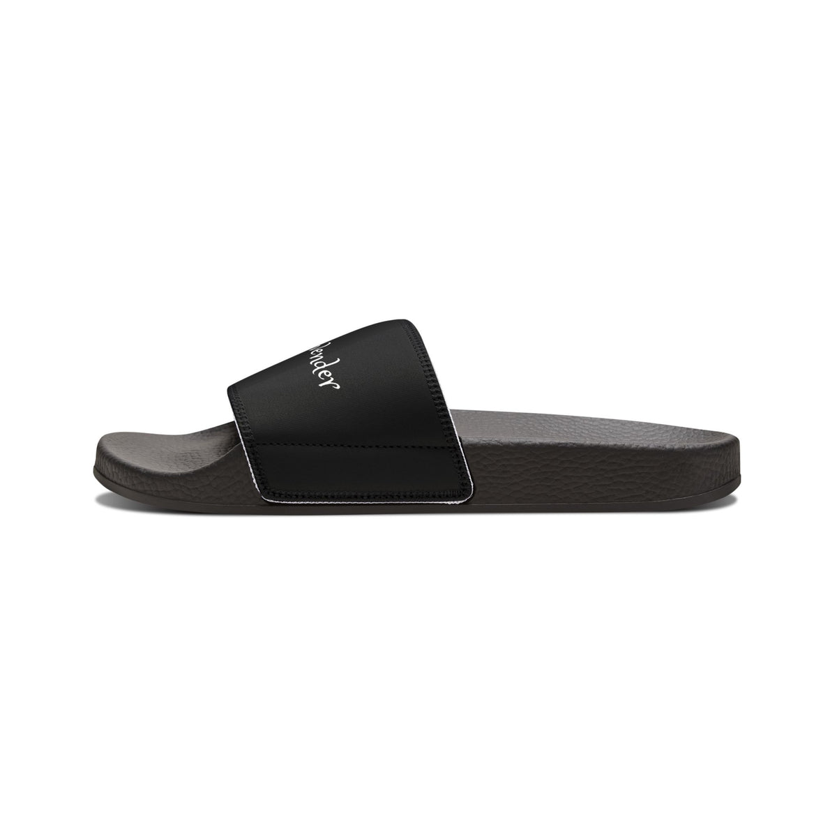 Women's Removable-Strap Slide Sandals — Adjustable Black Pool & Beach Slides