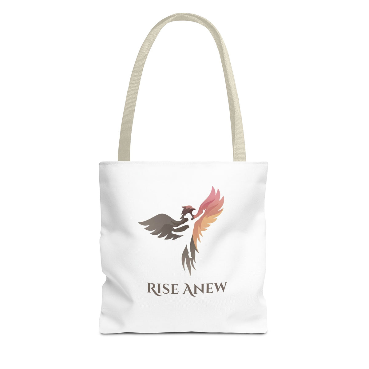 Phoenix Rise Anew Tote Bag — Inspirational Rebirth Canvas Tote