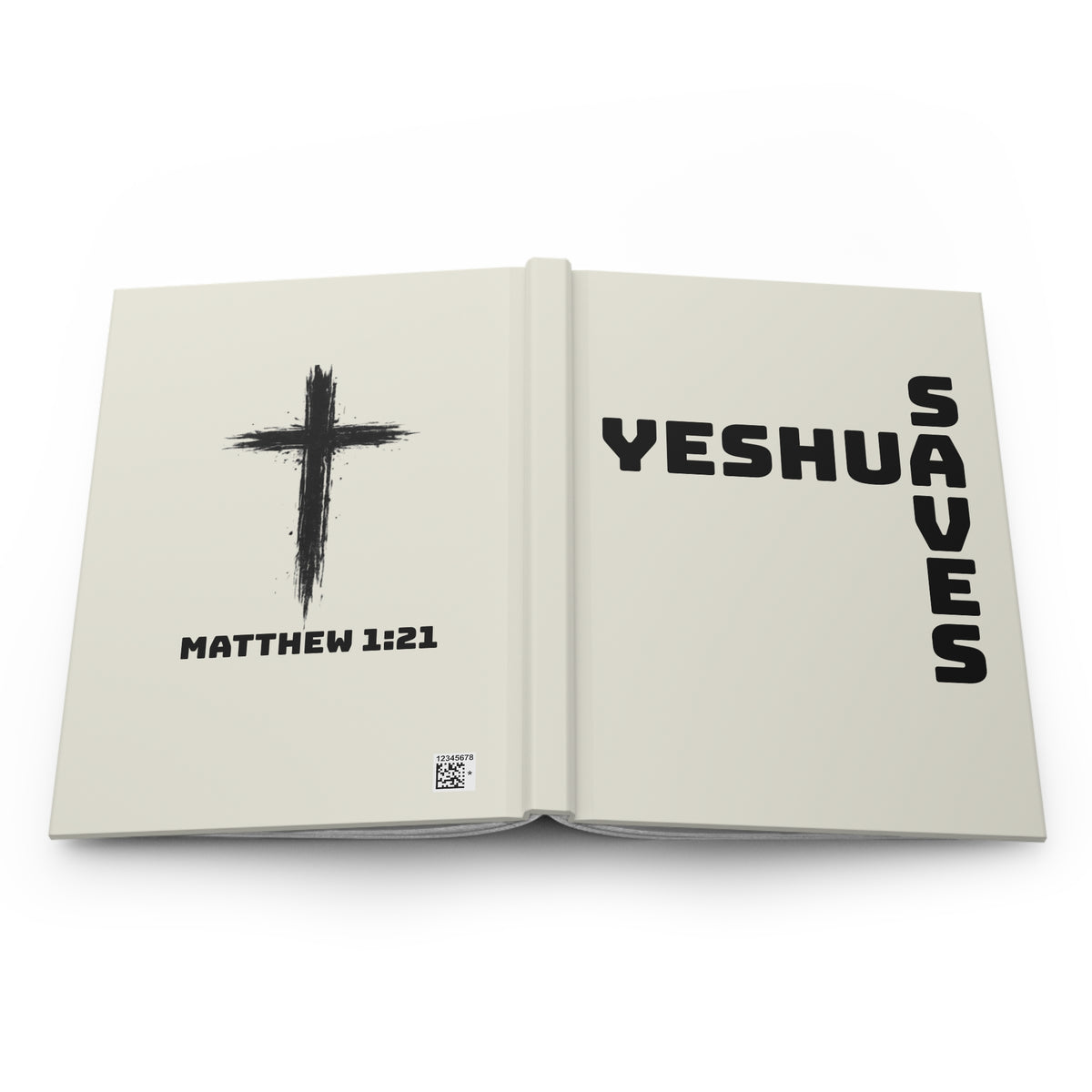 Yeshua Saves Christian Hardcover Journal