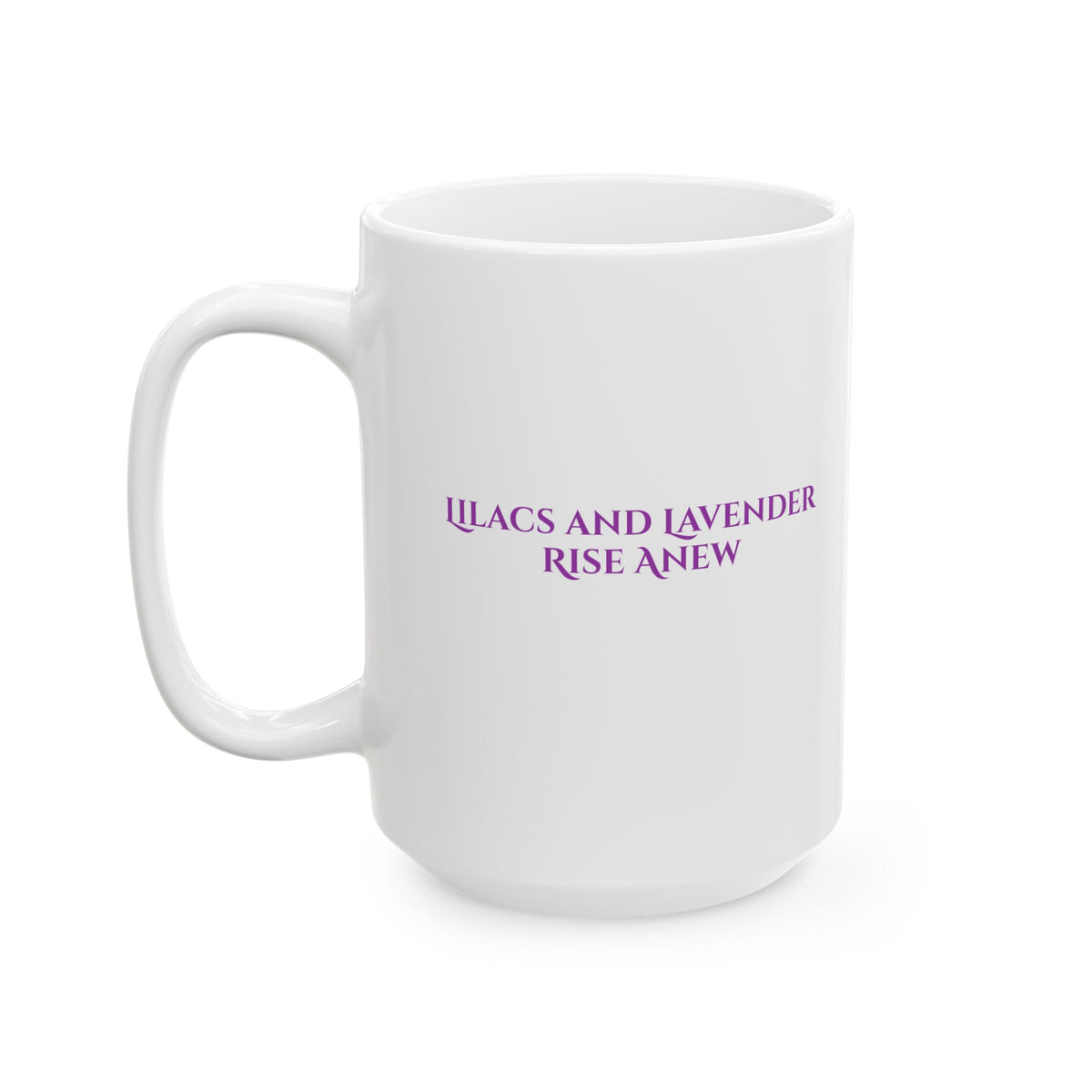 Rise Anew Original Program Ceramic Mug — Purple-Pink Wings Design (11oz, 15oz)