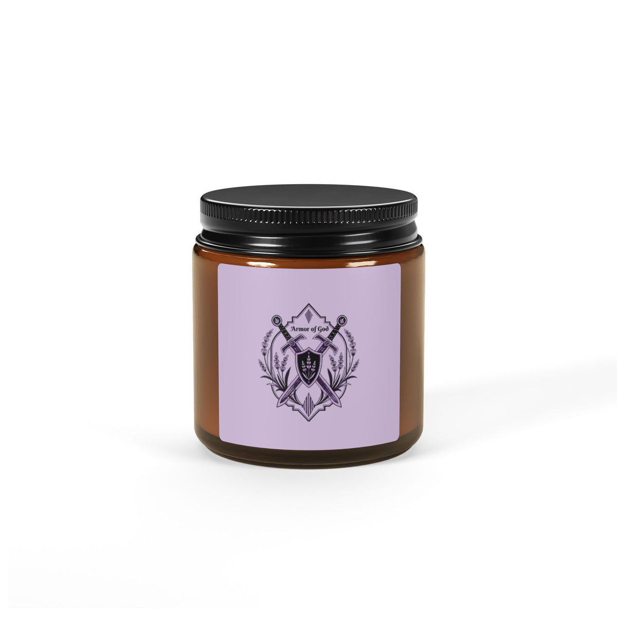 Armor of God Amber Jar Soy Candle