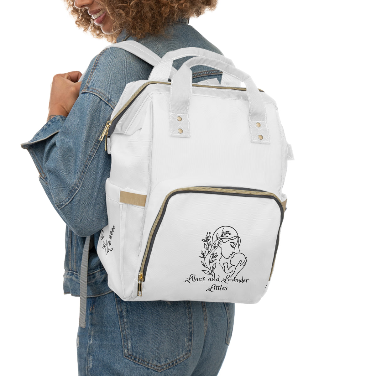 Multifunctional Diaper Backpack — Lilacs & Lavender Littles Mom and Baby Tote