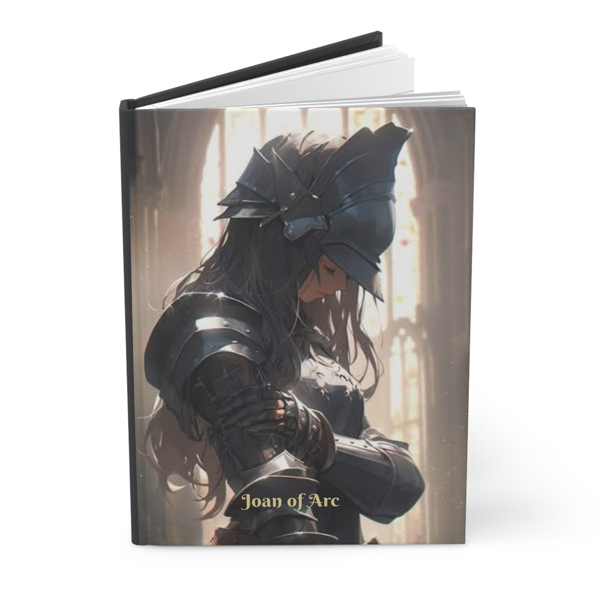 Joan of Arc Armor Hardcover Journal — Lined Inspirational Christian Notebook
