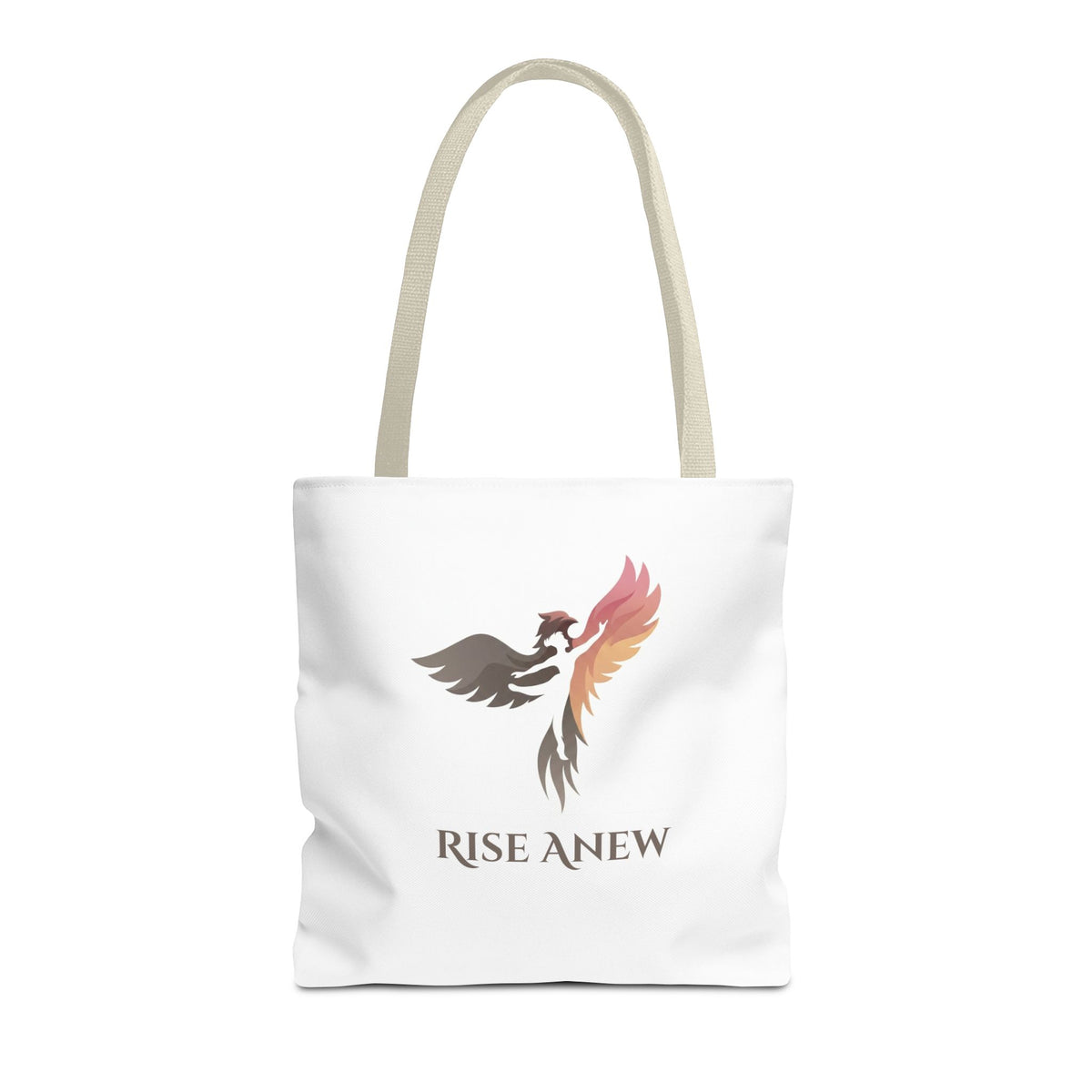 Phoenix Rise Anew Tote Bag — Inspirational Rebirth Canvas Tote