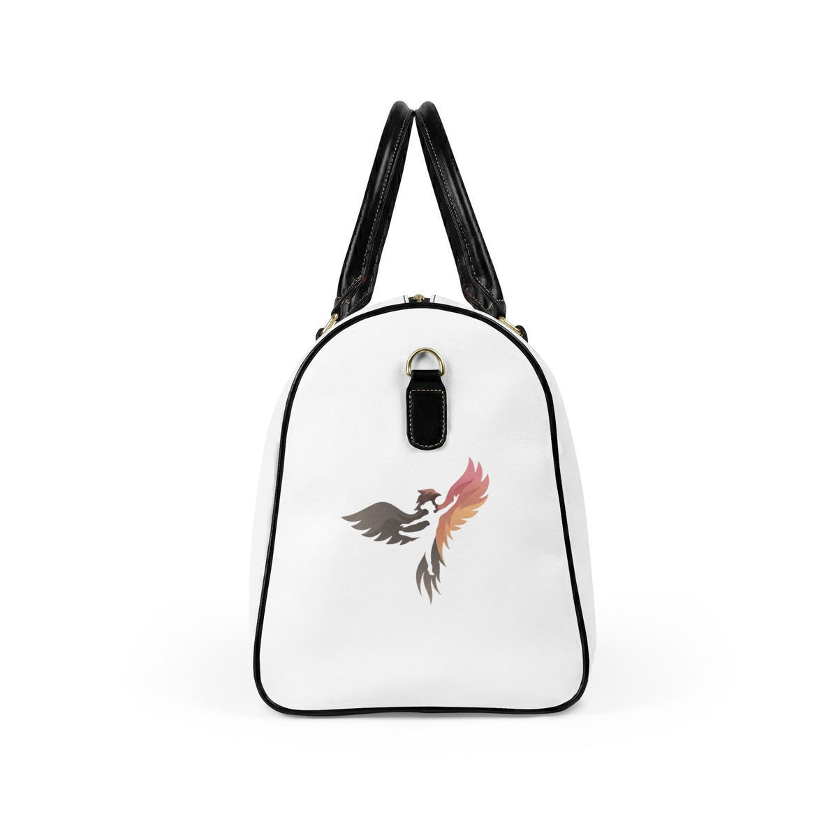 Rise Anew Faux Leather Travel Bag – Inspirational Phoenix Weekender Duffel