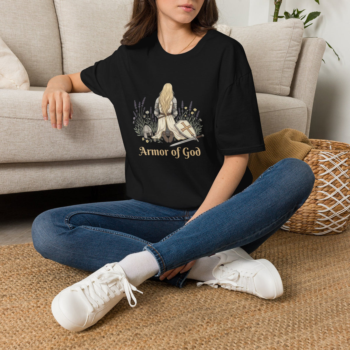 Armor of God T-Shirt — Christian Faith Prayer Tee (Ephesians 6:11)