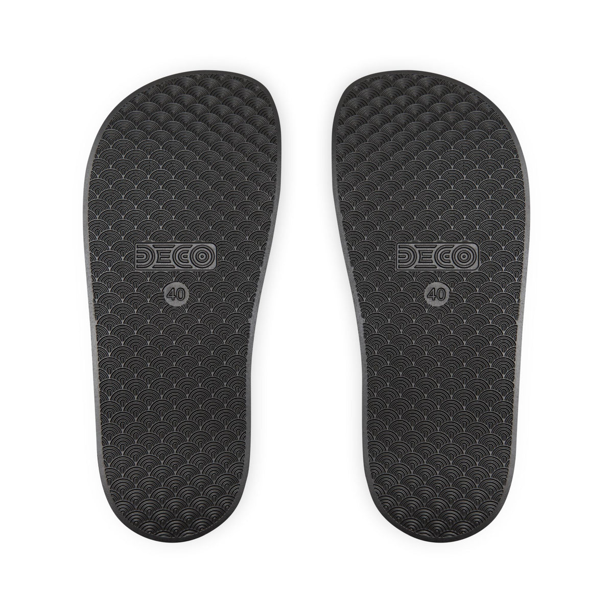 Women's Removable-Strap Slide Sandals — Adjustable Black Pool & Beach Slides