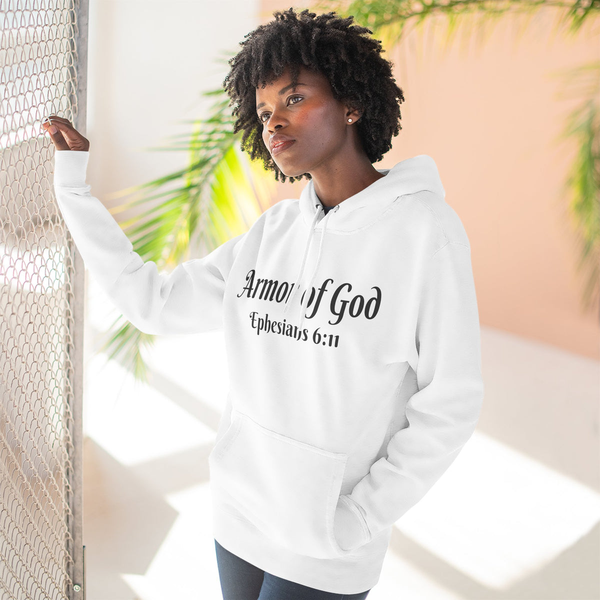 Armor of God Christian Fleece Hoodie