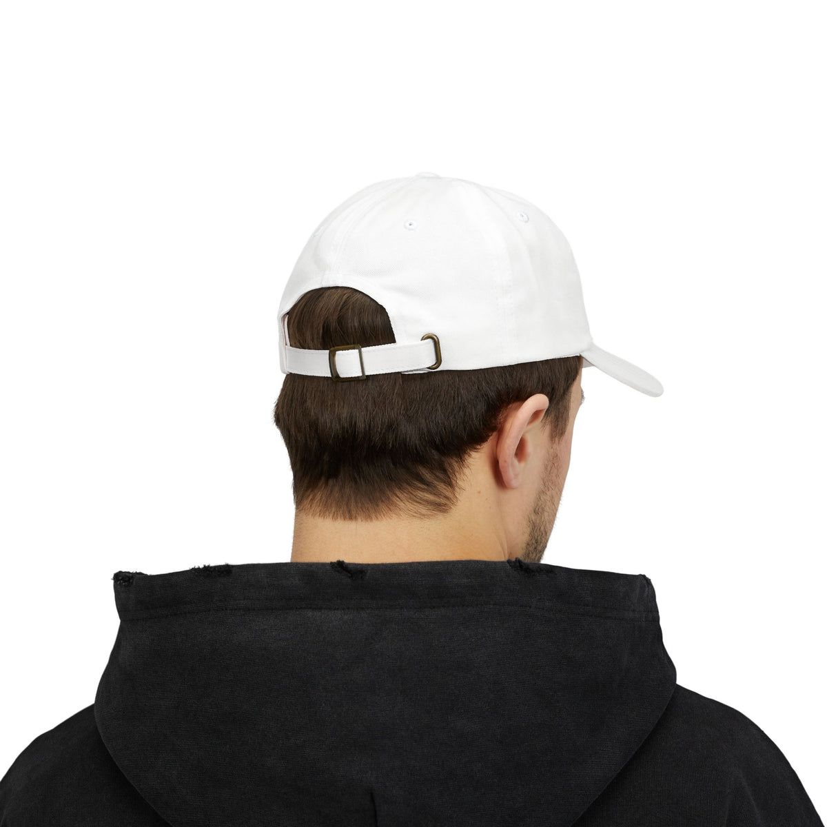 Embroidered Red Crusader Cross Dad Cap
