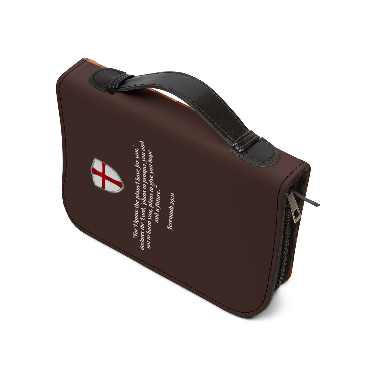 Christian Knight Bible Cover — 'Church: Hospital for Souls' with Jeremiah 29:11