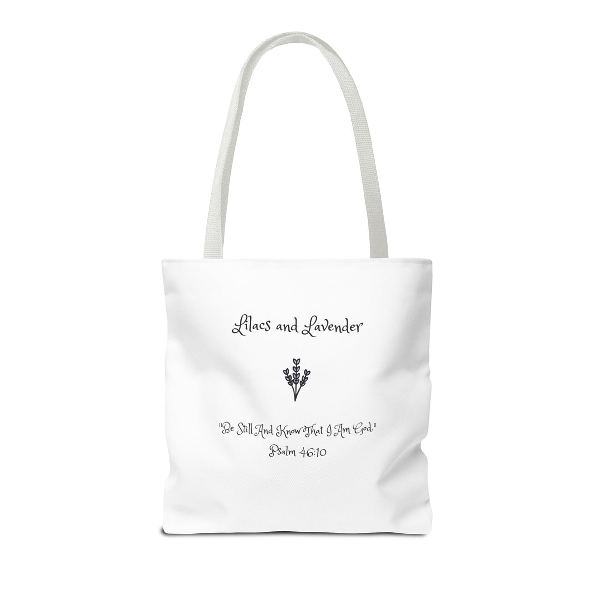 Tote Bag — Heart Floral Boutique Logo Tote (Lilacs & Lavender)