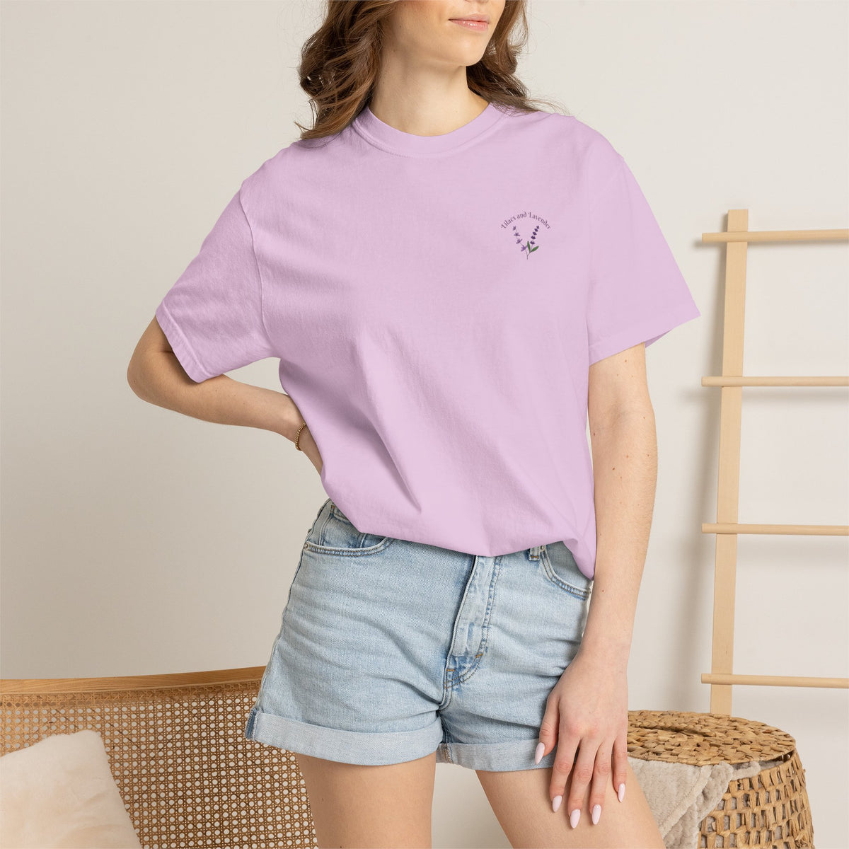 Lilacs and Lavender Floral T-Shirt