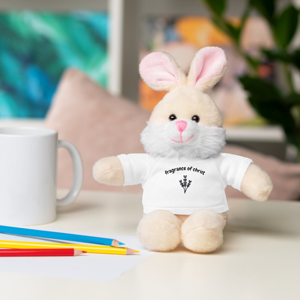 Lavender "Fragrance of Christ" Plush Bear with Tee