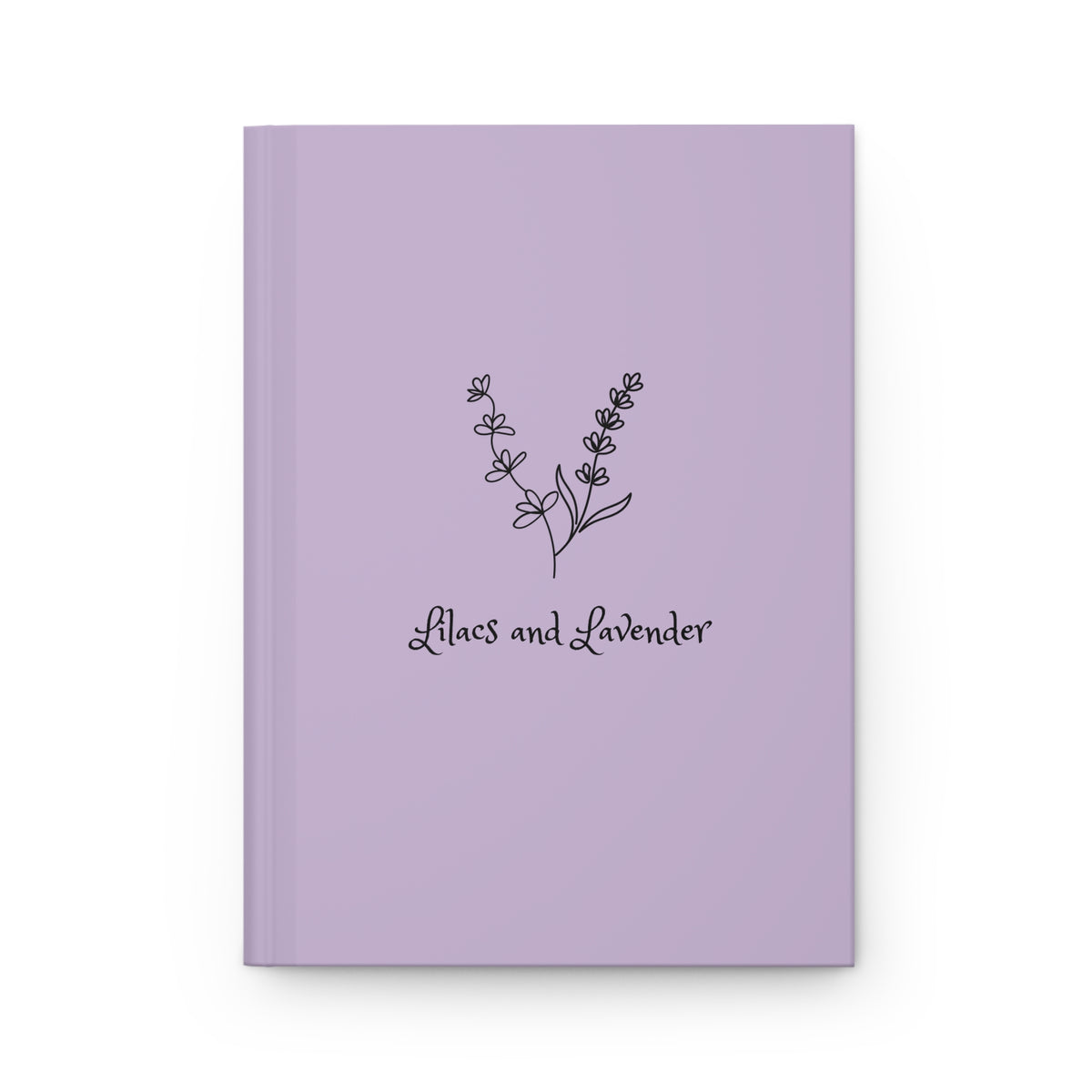 Lilaca & Lavender Hardcover Journal — Lined Christian Prayer Notebook with Psalm 46:10