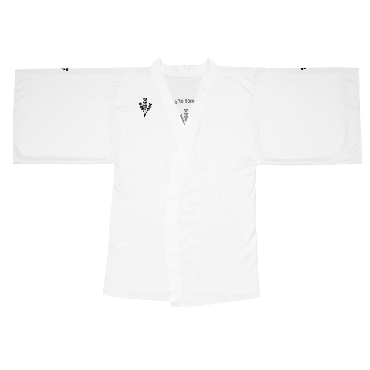 Kimono Robe — 'Fragrance of Christ' Minimal White Spiritual Robe