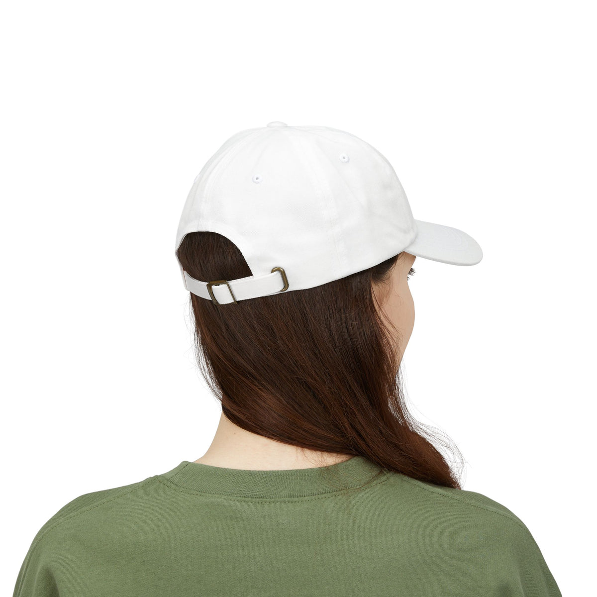 Patriotic Vintage Baseball Dad Cap with Embroidered Crusader Heart Flag