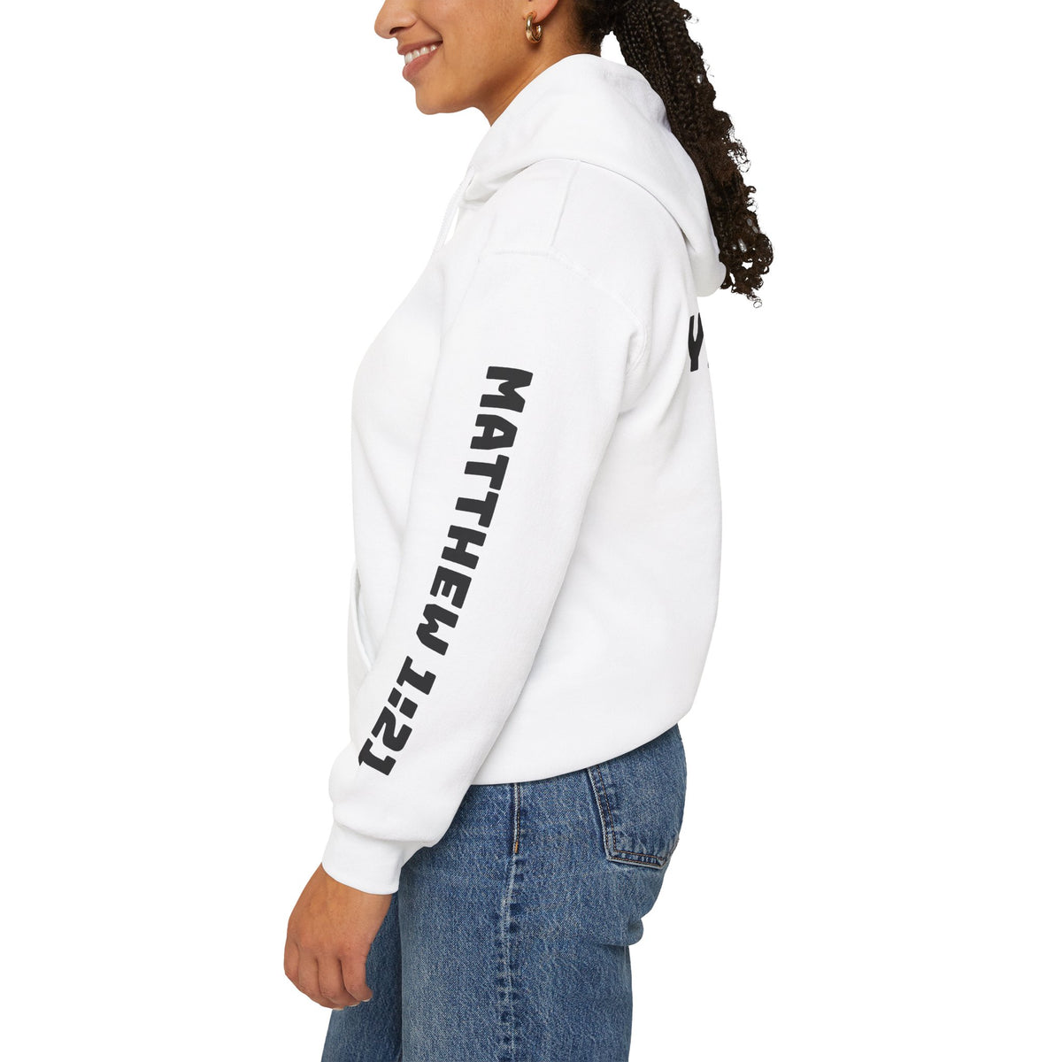 Yeshua Saves Christian Cross Hoodie