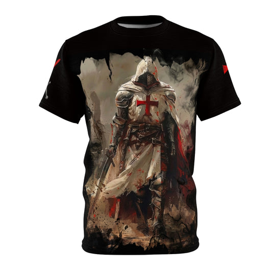 The Vanguard Knight All-Over Graphic Tee- Final Crusaders