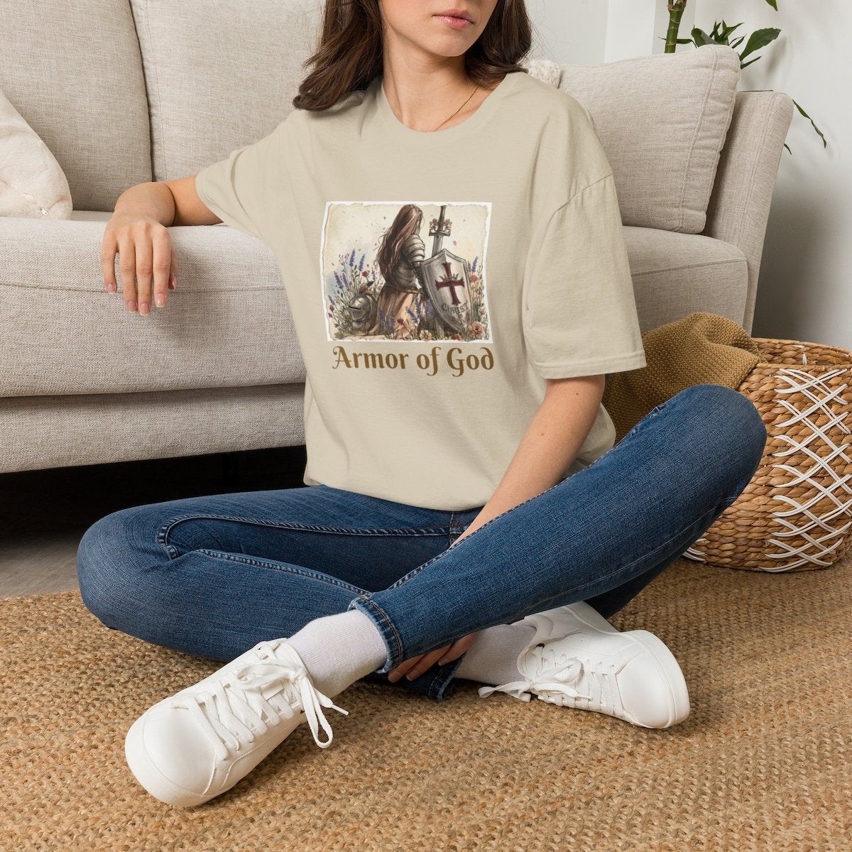 Armor of God T-Shirt-Christian Faith Warrior Tee