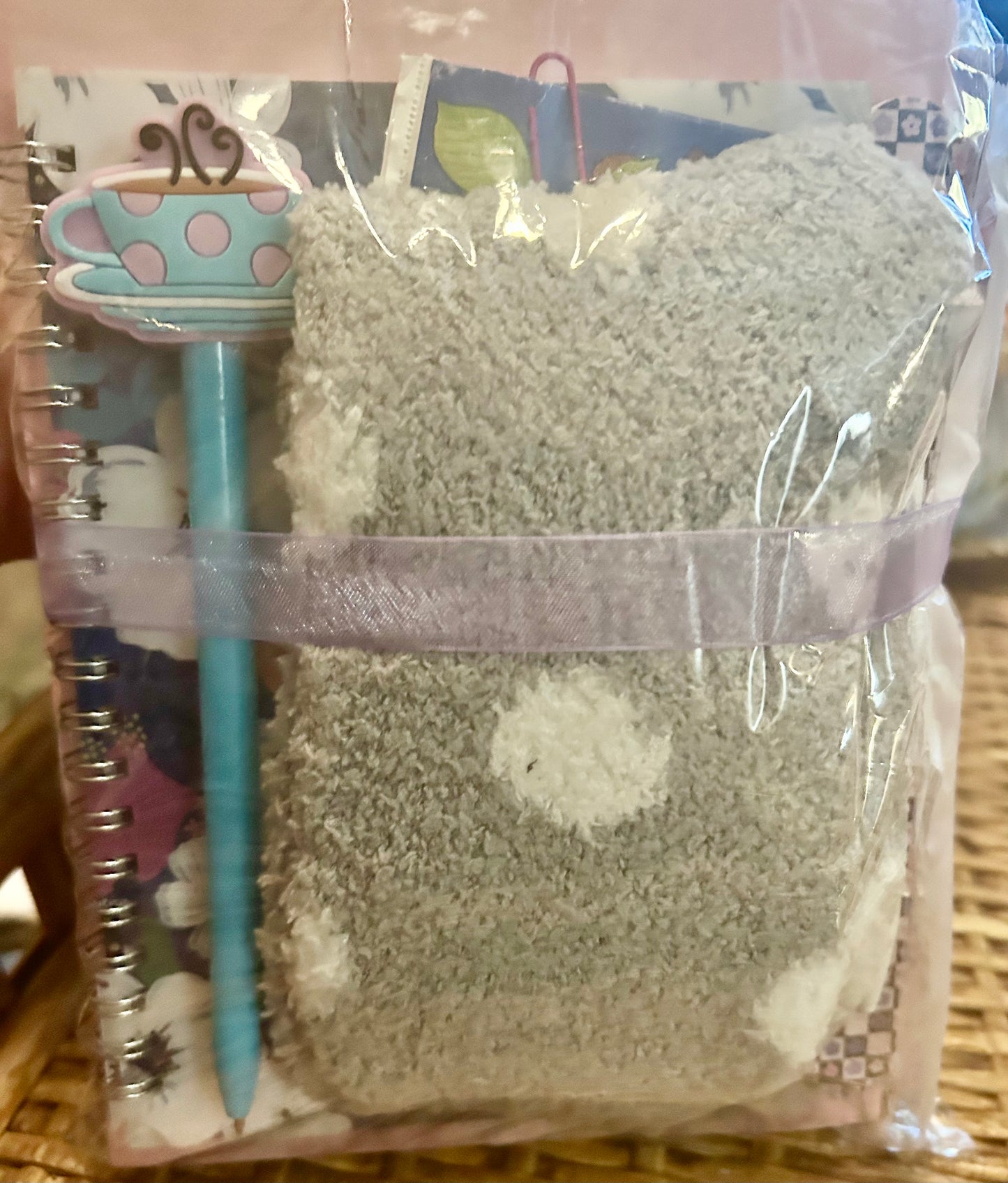 Be Still Journal with Floral Notebook wellness gift set