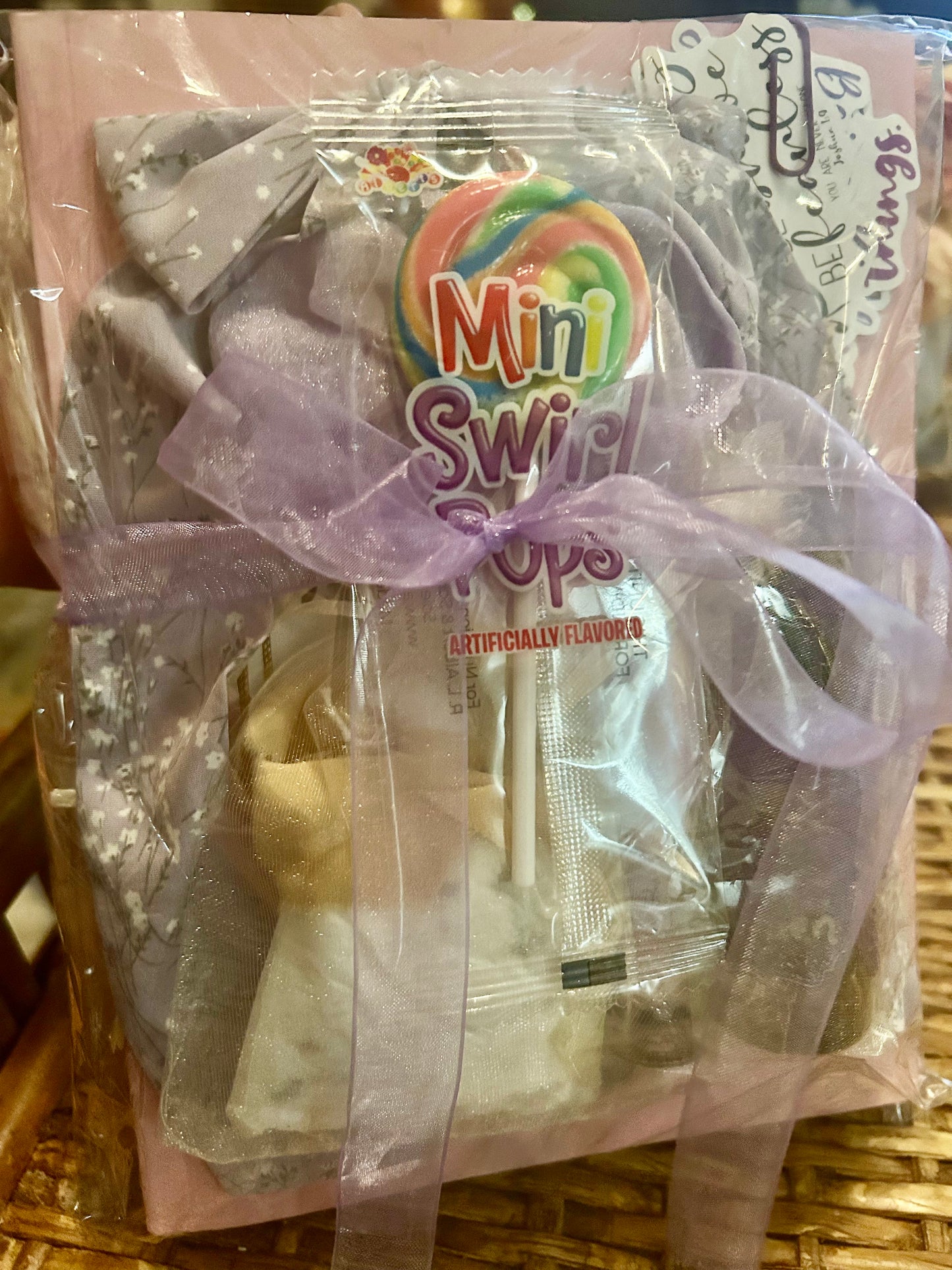 Be Still Journal with Floral Notebook wellness gift set