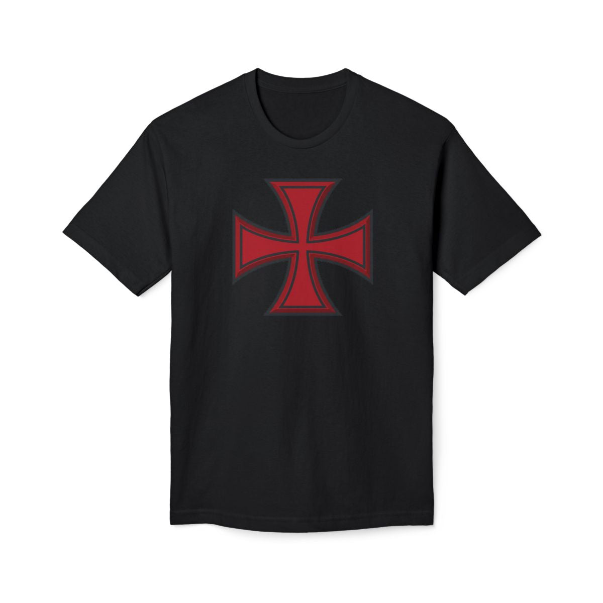 Crusader Cross T-shirt-"I Stand For The Flag and Kneel For The Cross"