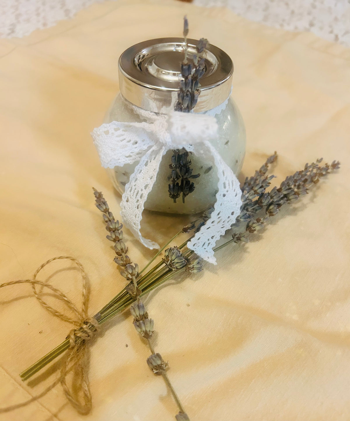 "Lavender Sugar Bloom" Botanical Exfoliating Sugar Scrub and Mask