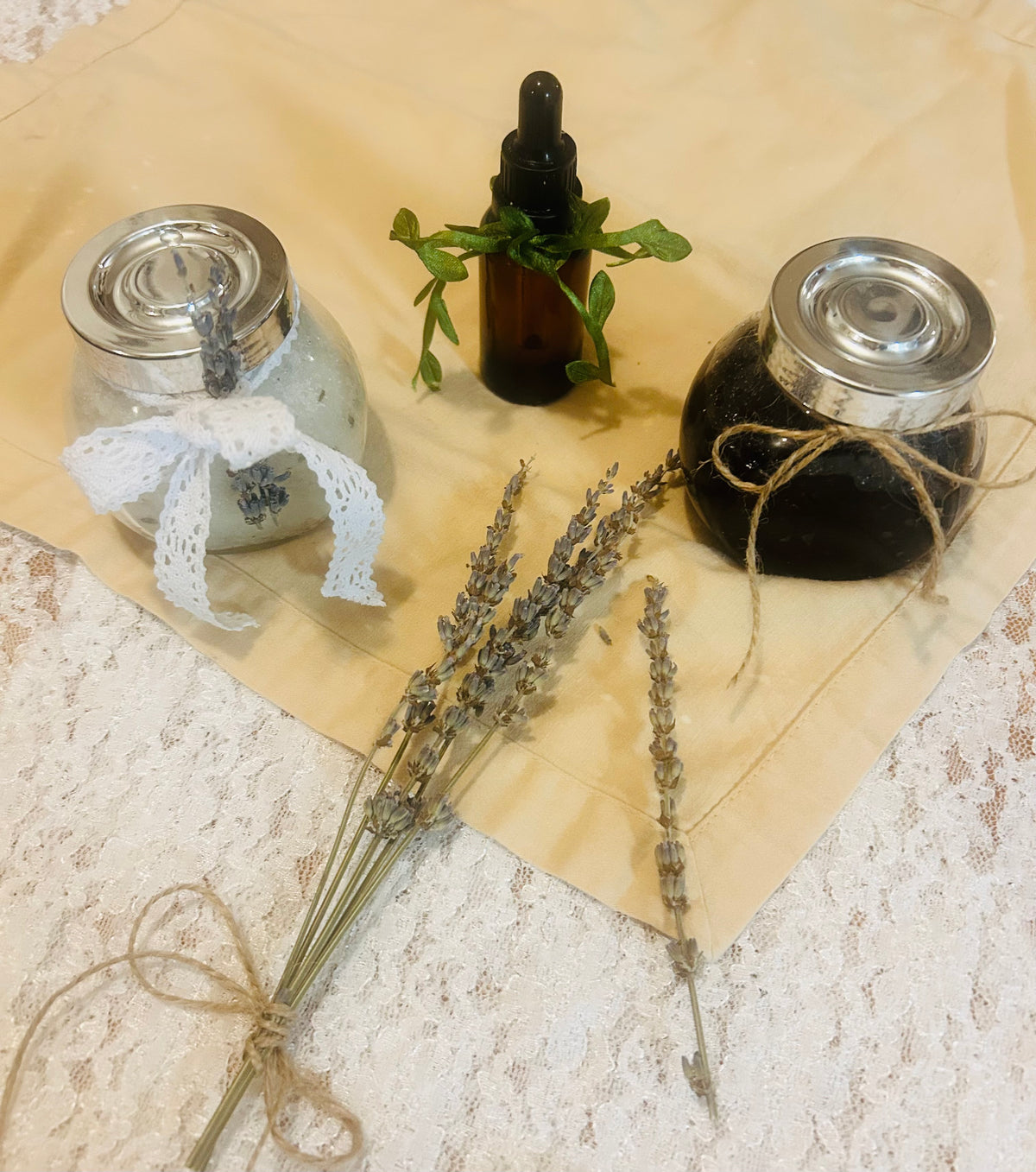 "Lavender Sugar Bloom" Botanical Exfoliating Sugar Scrub and Mask