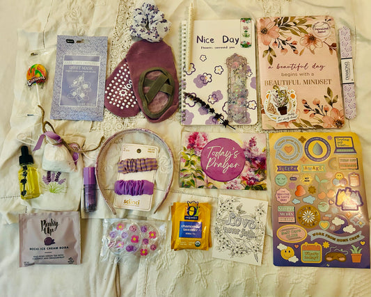 "Nice Day:  Flowers Surround You' Cozy Wellness Gift Set