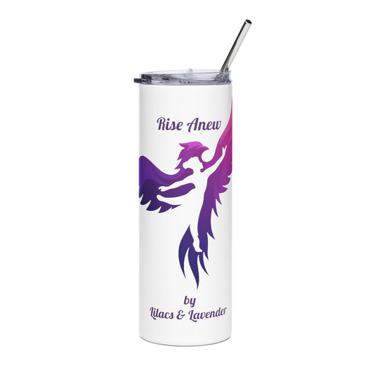 Rise Anew Phoenix Tumbler-20 Oz Stainless Steel Inspirational Travel Cup