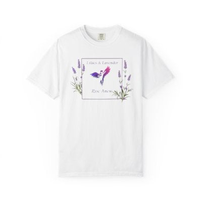 Lavender Hummingbird Tee-"Becoming the Fragrance of Christ"